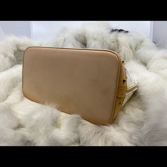 Louis Vuitton White Multicolore PM Alma - Picture 12 of 12